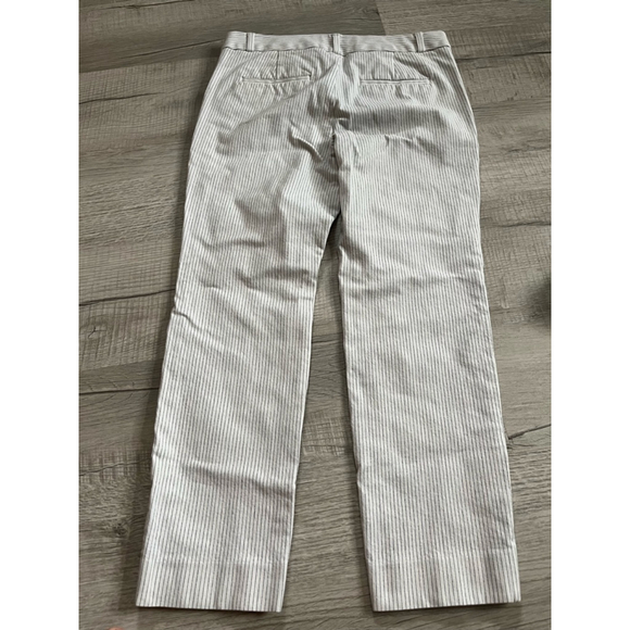 Banana Republic Factory Sloan striped cropped pants size 6 - Picture 3 of 10